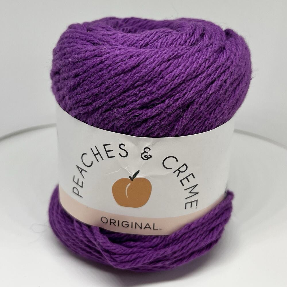 Peaches And Crème Original Yarn, Black Currant